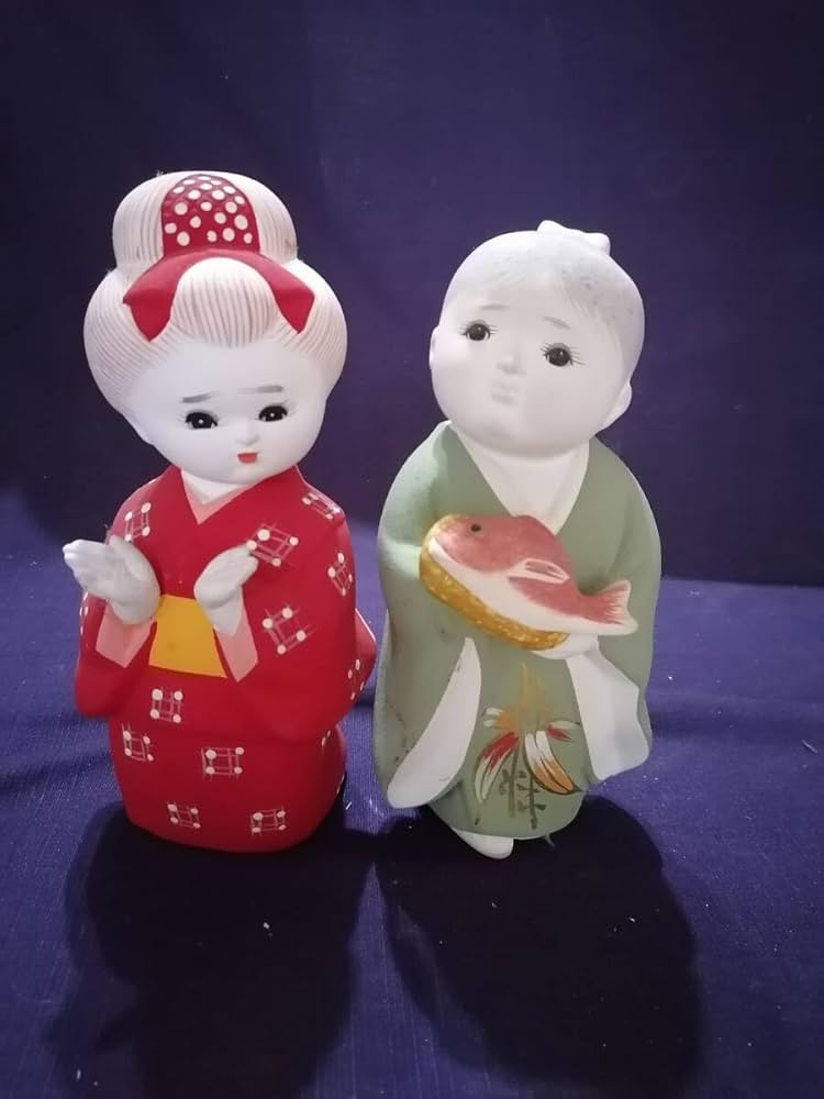 博多人形 女性 お着物