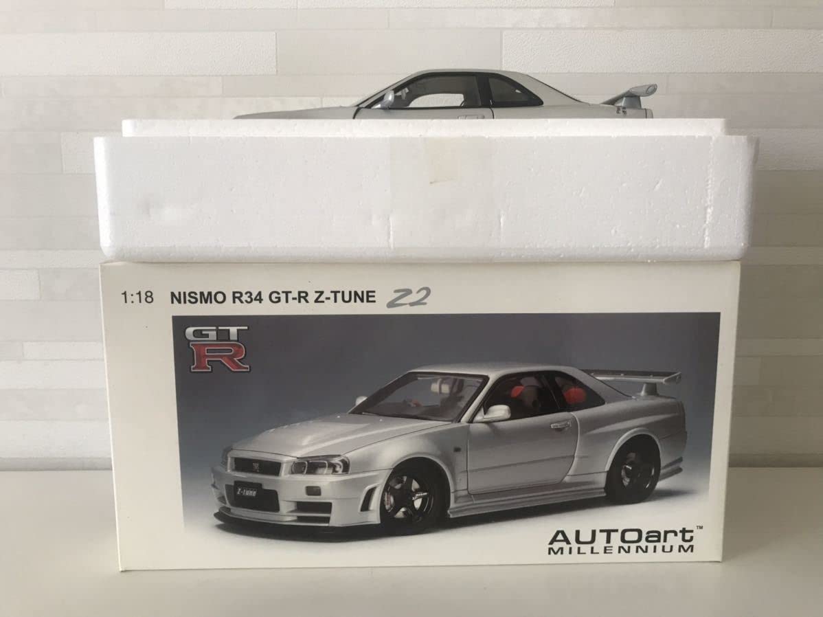 1/18 スカイライン GT-R オートアート シルバー 美品 Nissan Skyline
