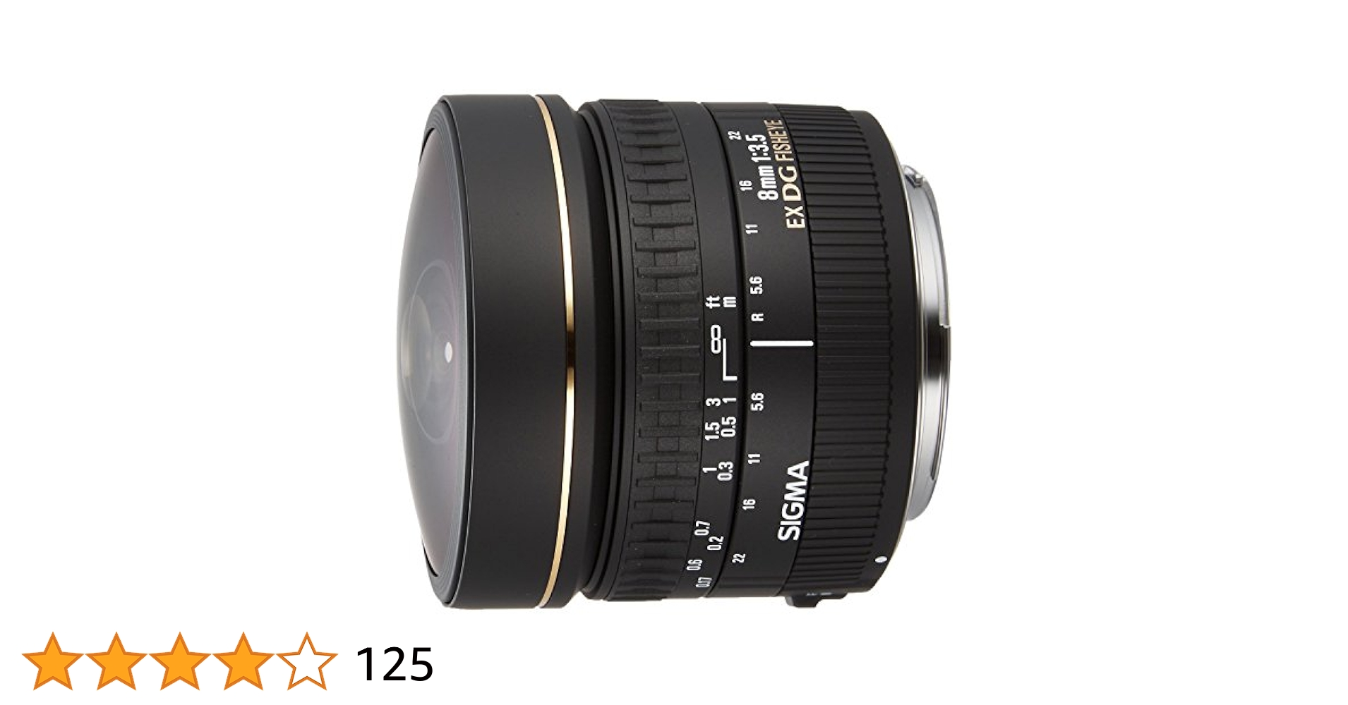 魚眼レンズ/ニコン用】 SIGMA 8mm F4 EX 【公式通販】