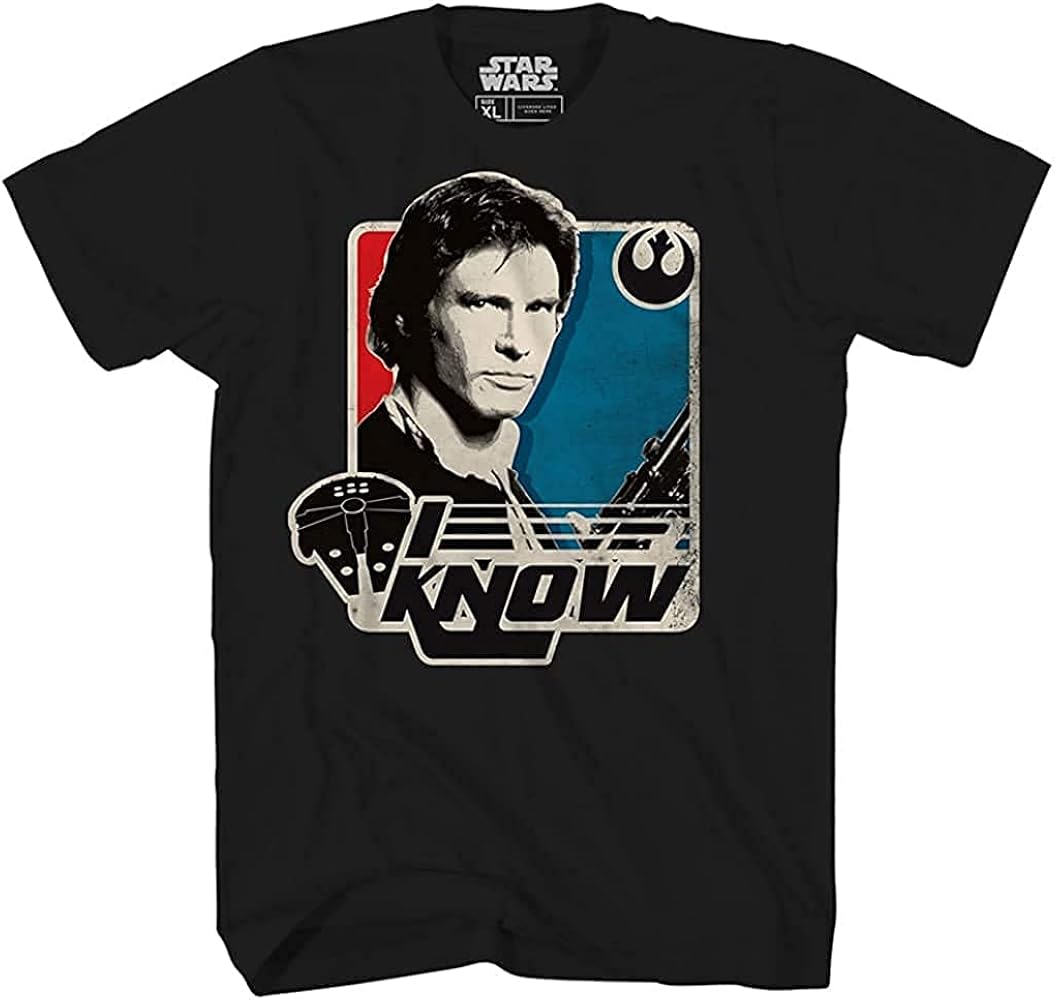 Amazon.com: STAR WARS Han Solo I Know Princess Leia Millennium