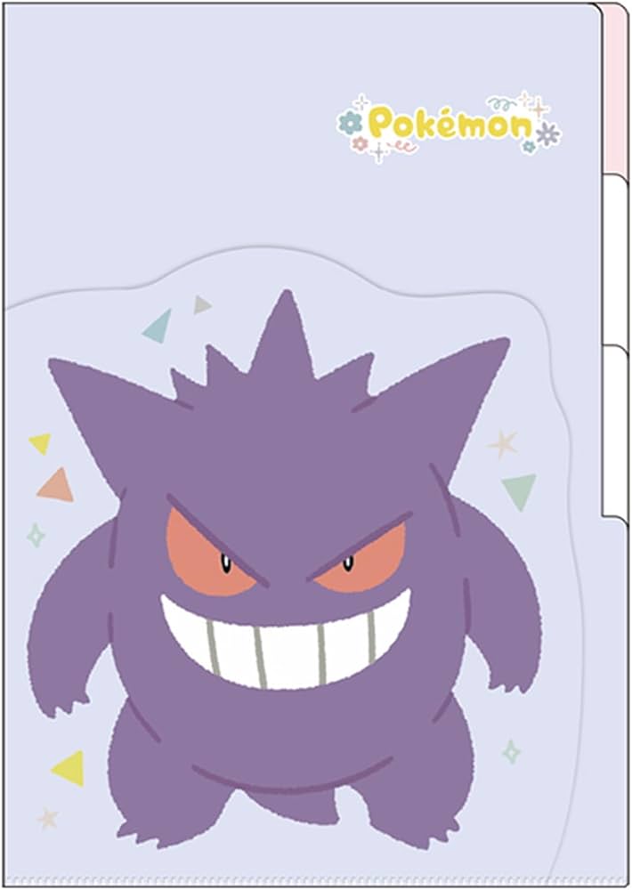 3ポケットクリアファイル Pokémon Halloween circus 3ポケットクリア