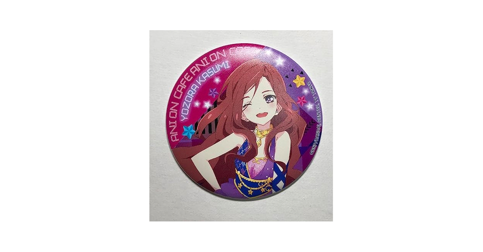 スミレ3種類】マグバッジ☆アニON☆アイカツ！ アイカツ アニON