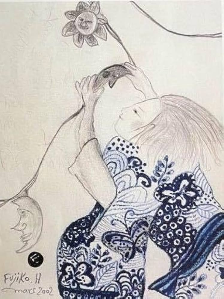 Amazon.co.jp: フジ子ヘミング 絵柄22種展開「夏の夕」印刷物 絵 額