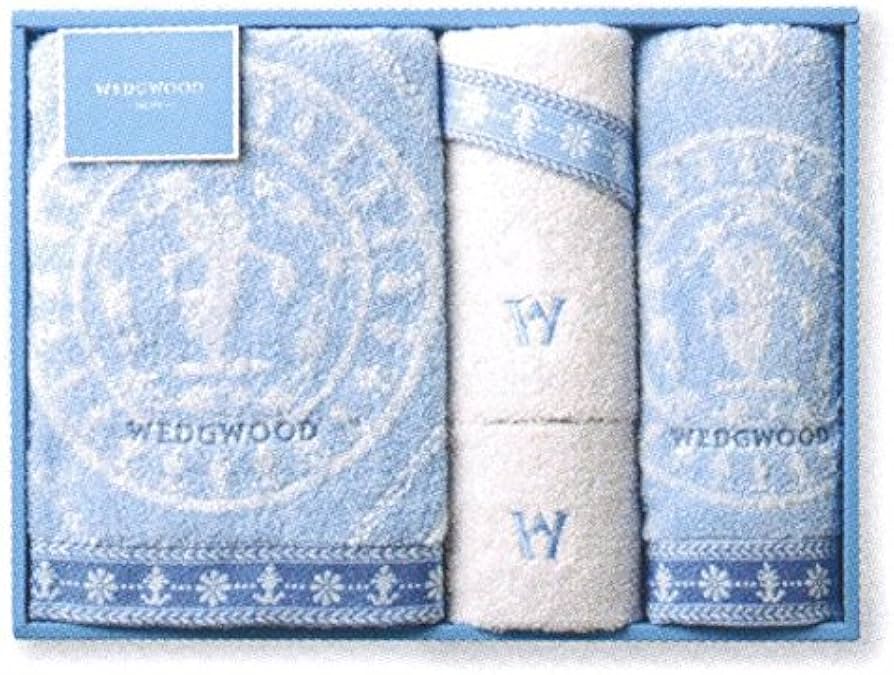 Amazon｜ウェッジウッド バスタオル フェイスタオル2枚 ウォッシュ