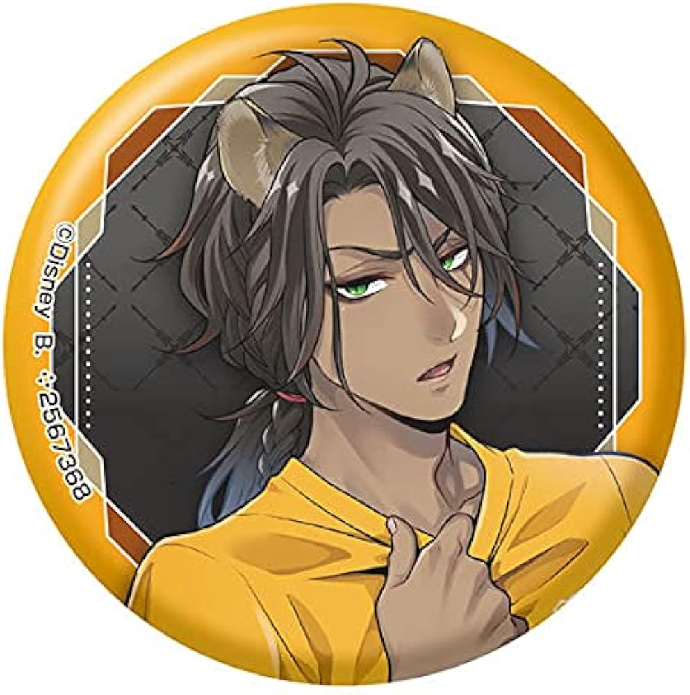 ツイステ レオナ・キングスカラー レオナ 缶バッジ roman