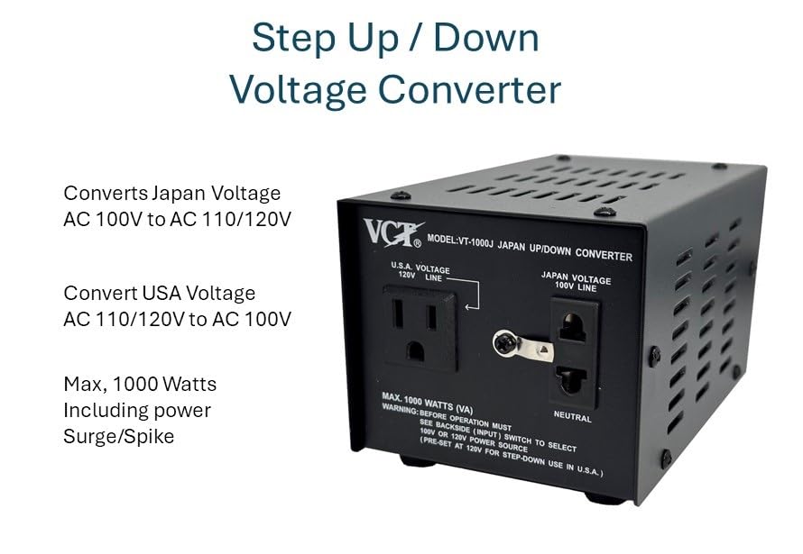 Amazon.co.jp: PowerBright VC-2000J Transformer, Step Up / Down