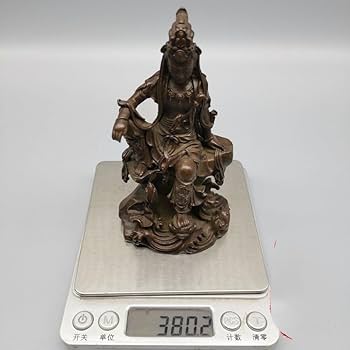 ♥仏像 銅製 観音像 330mm 観音様 骨董品 観音菩薩 Yahoo