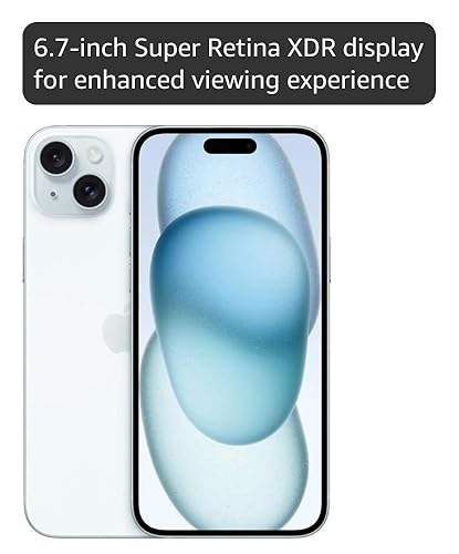 Amazon.com: Apple iPhone 15 Plus, 128GB, Blue - T-Mobile (Renewed