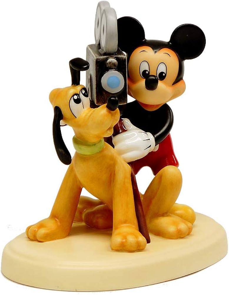 Amazon.co.jp: ゴーベル ミッキーマウスとプルート陶器フィギュア