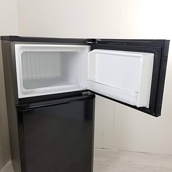 Amazon.co.jp: ハイアール 106L 2ドア冷蔵庫（直冷式）ブラックHaier