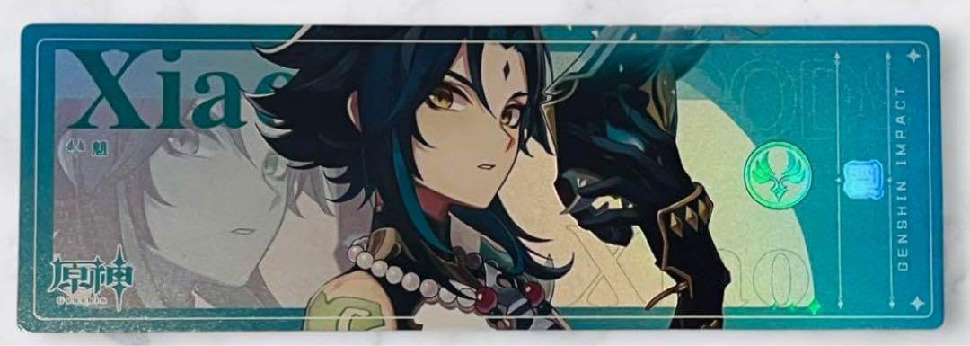 原神 綺良々 チケット風カード テイワットグッズ POP UP STORE 特典