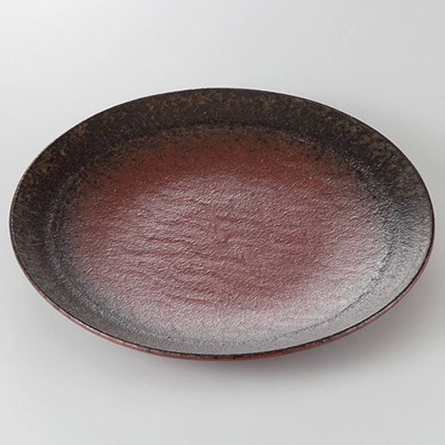 24時間以内発送☆備前焼 大皿 飾り皿 印あり 24時間以内発送☆備前焼