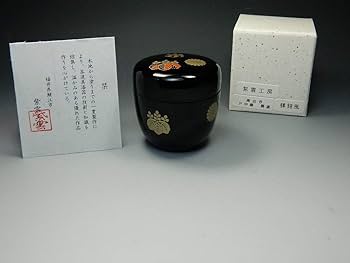 1176 茶入 棗 セット 蒔絵 1176 茶入 棗 セット 蒔絵 1176 茶入 棗