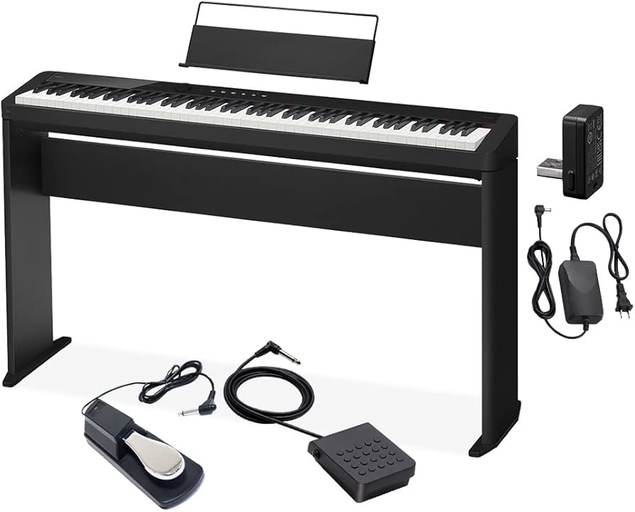 Amazon | CASIO PX-S1100 BK ブラック 電子ピアノ 88鍵盤 ヘッドホン