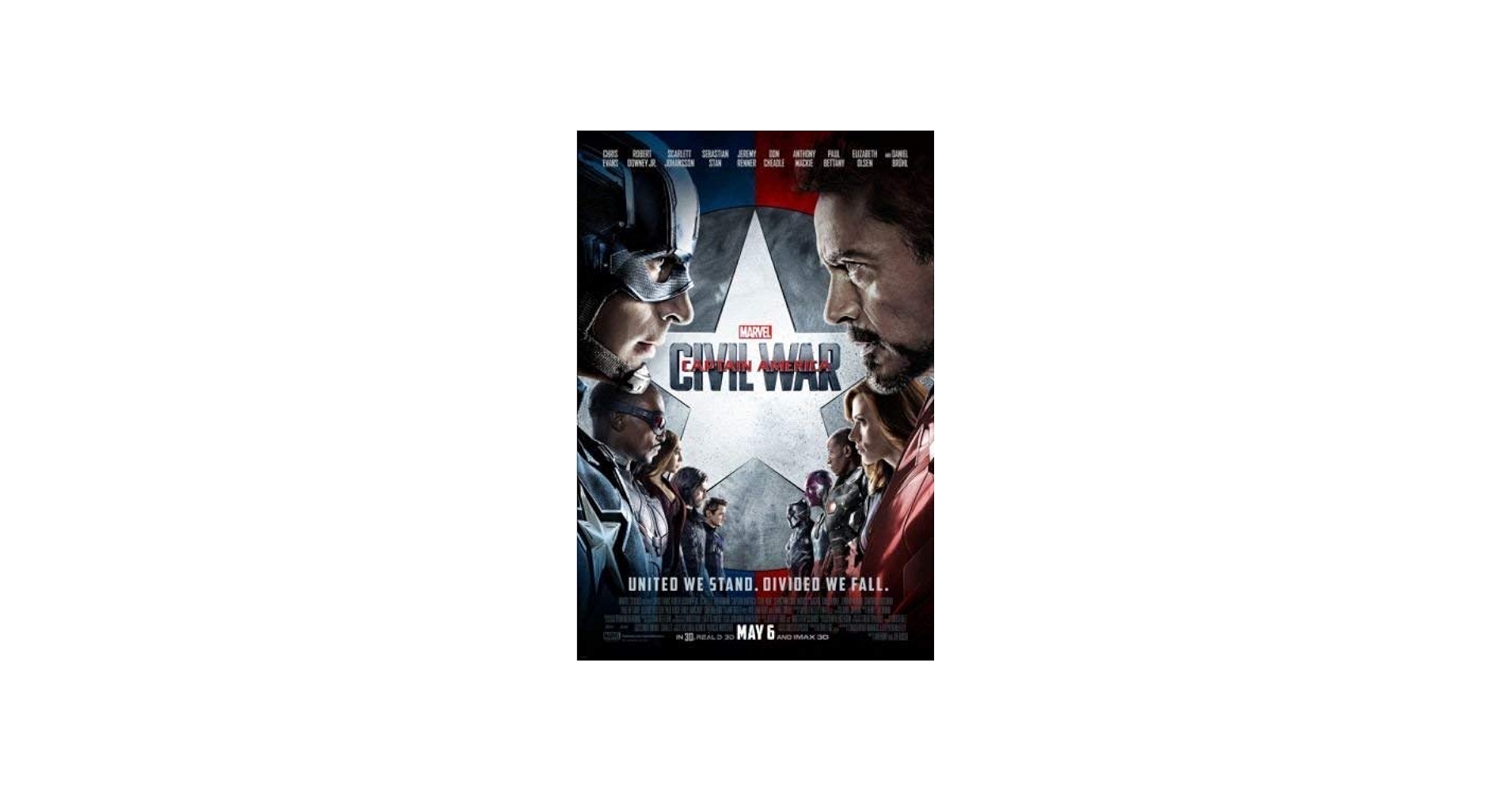 Amazon.co.jp: 映画ポスター キャプテンアメリカ シビルウォー