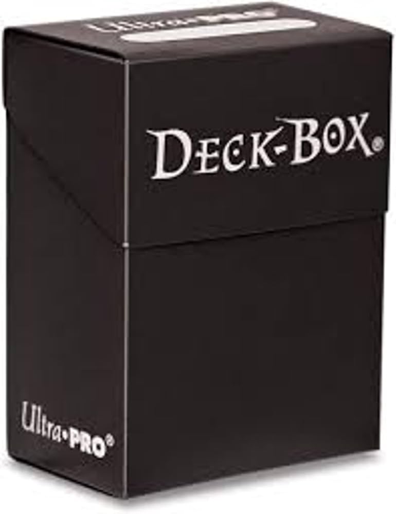 Amazon.com: Ultra Pro 80 Card Deck Box - Black : Toys & Games