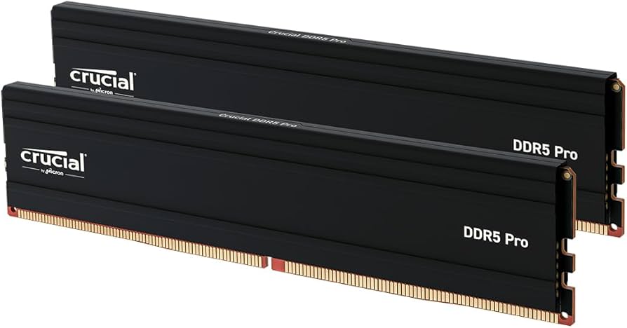 Crucial Pro 128GB Kit (2x64GB) DDR5 RAM, 5600MHz (or 5200MHz or