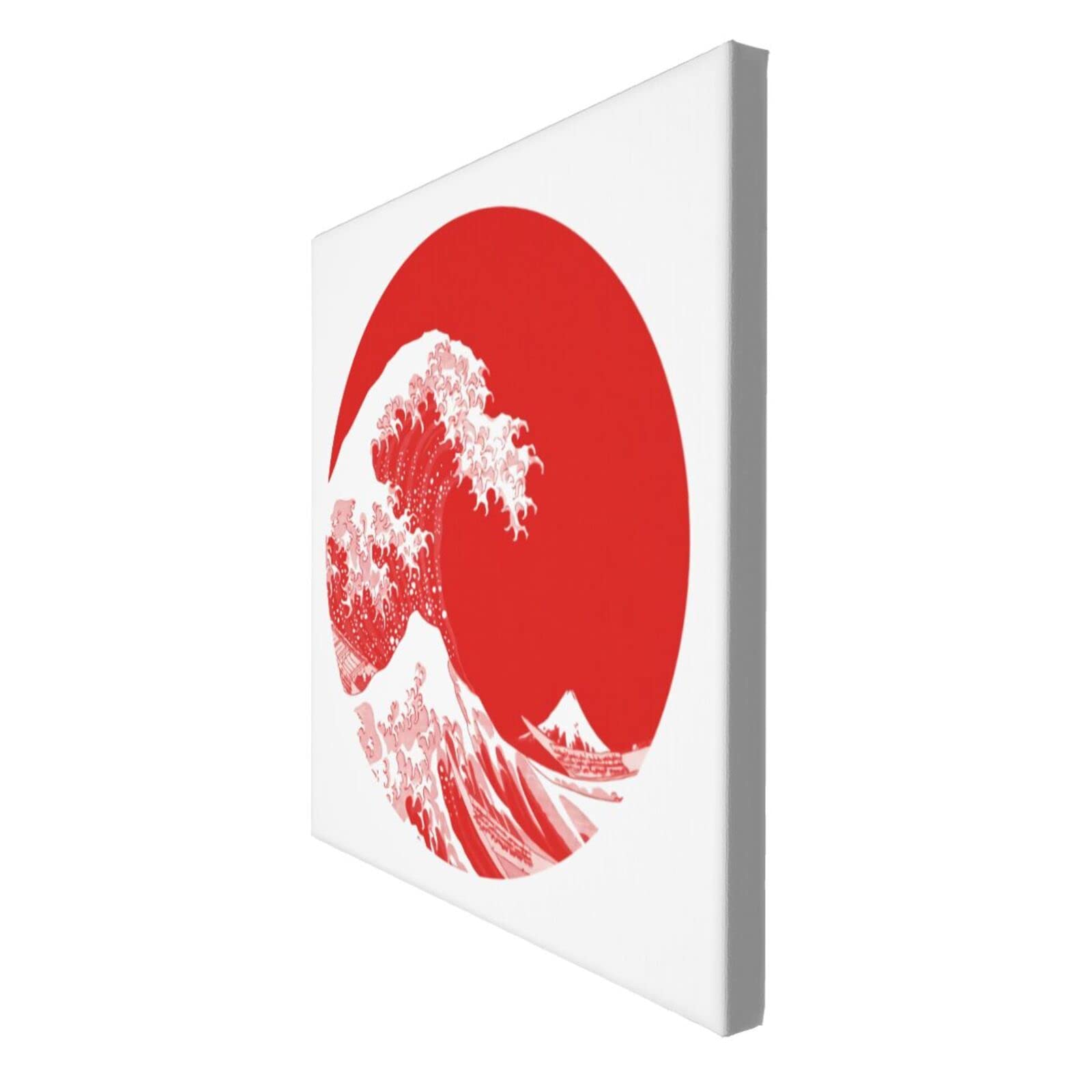 正月の漁村」'68 F12 油絵 絵画 油彩画 日本 日の丸 国旗｜正月の漁村」'