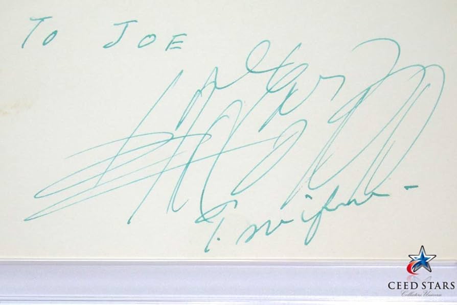 三船敏郎 自筆サイン