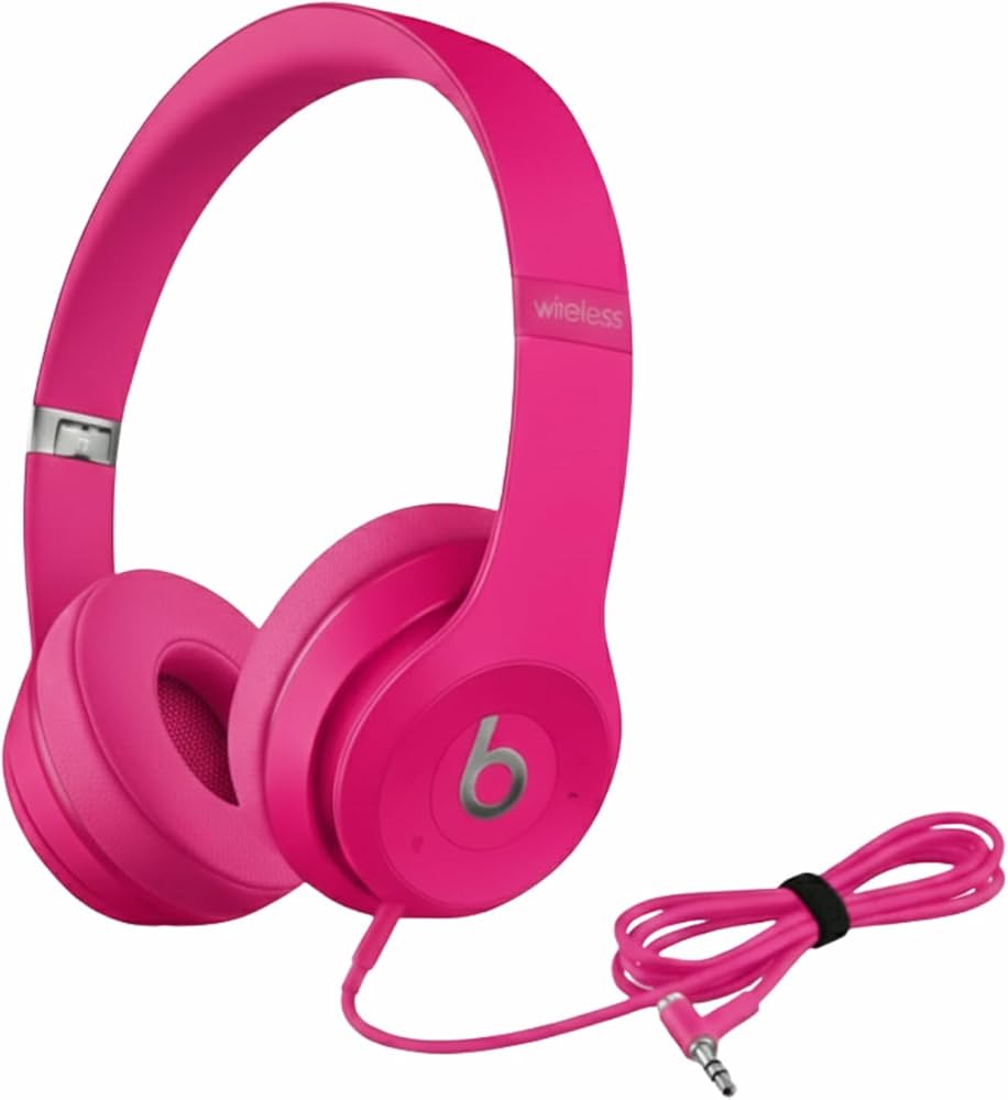 Amazon.com: Beats Solo 2 WIRED On-Ear Headphone - Pink - NOT