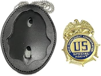 Amazon.co.jp: ポリスバッジ DEA アメリカ麻薬取締局 レプリカ 警察
