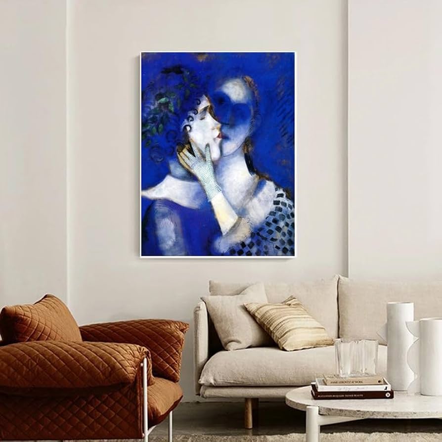 マルク・シャガール【ARTIST PAINTING THE LOVERS】 マルク