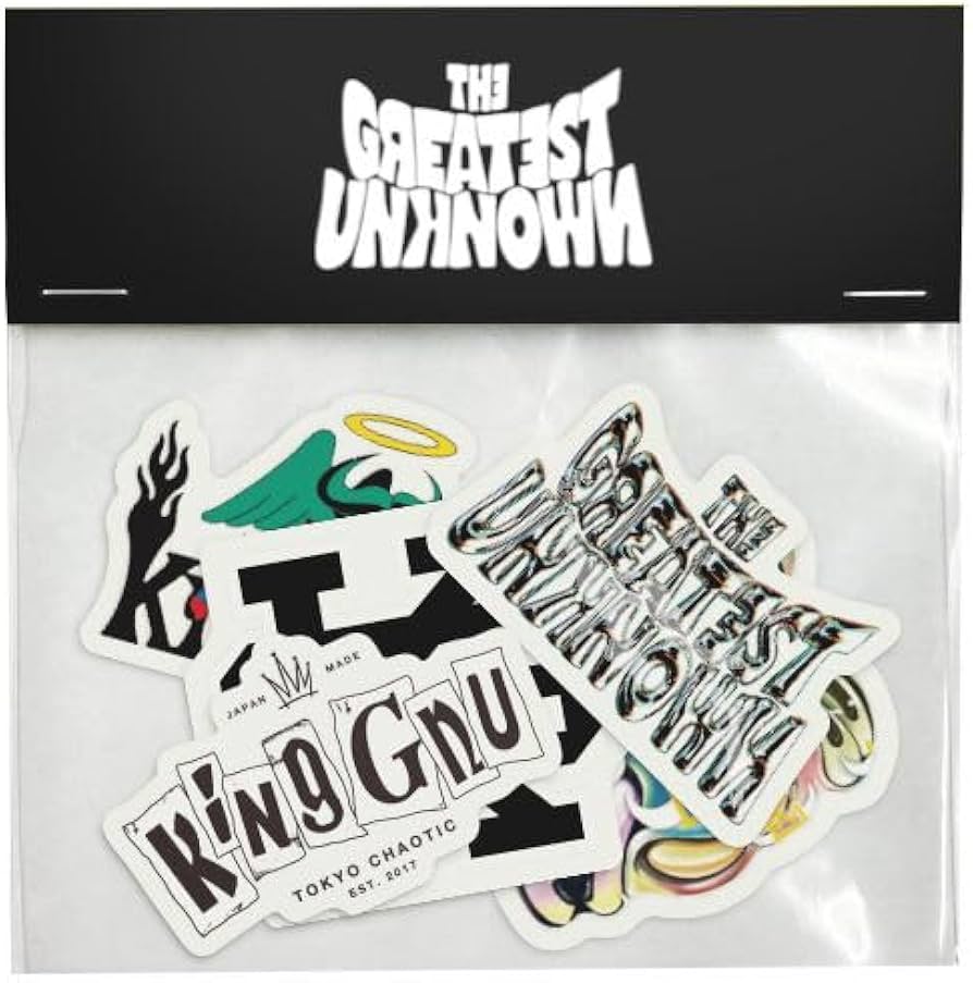 King Gnu LIVEグッズステッカー