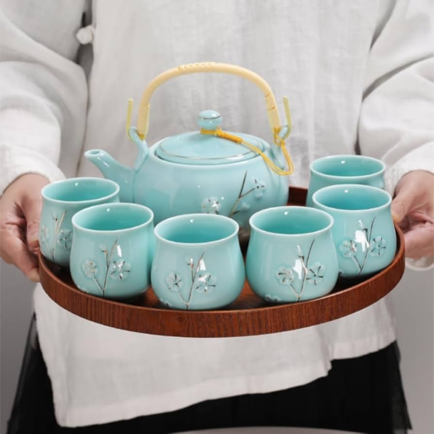 茶道具 茶器 急須 湯 湯呑み 相馬 相馬焼 相馬焼 急須湯呑セット