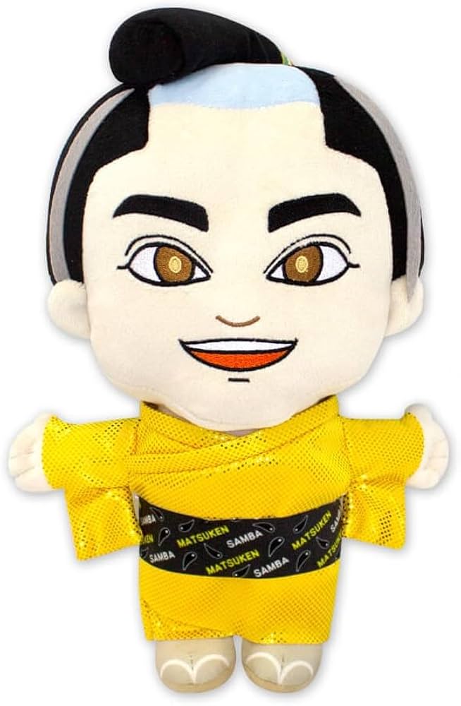 Amazon.co.jp: マツケンサンバII 上様と一緒ぬいぐるみ 約26㎝ : おもちゃ