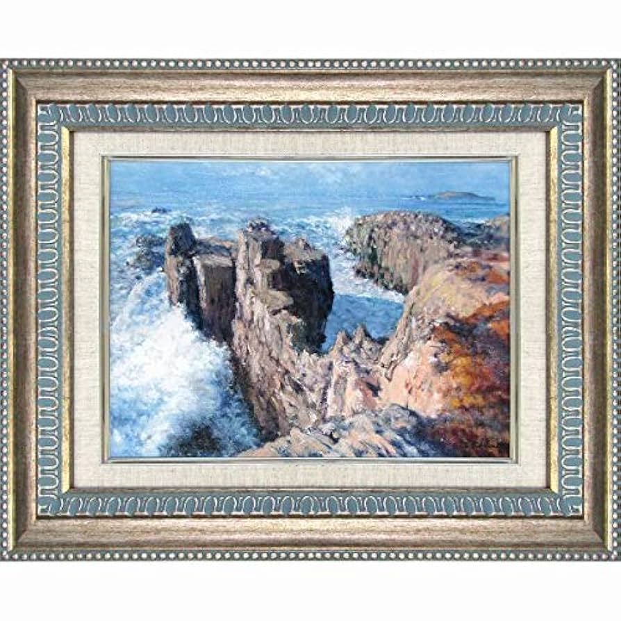 油絵絵画 イヴリィ クレジィシュル コール風景画 水谷方早子 4F 油絵