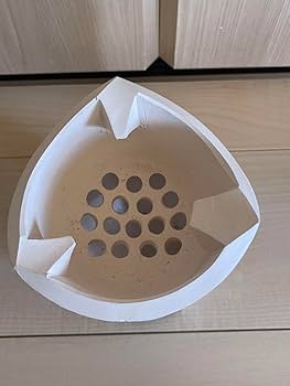 白泥 涼炉 六角形ベース付き 白泥 涼炉 六角形ベース付き 白泥 涼炉 六