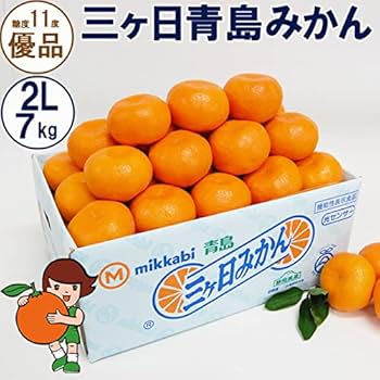 Amazon.co.jp: 糖度11度 JAみっかび 三ケ日青島みかん【優品】2L