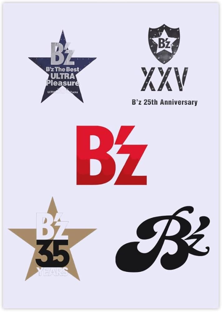 Amazon.co.jp: クリスタル ステッカー B'zバンド B'zバンド B'zバンド