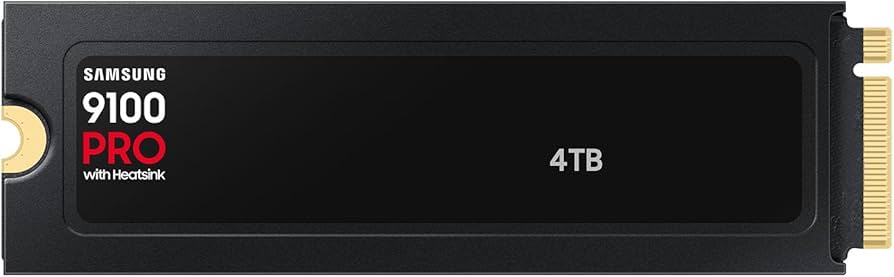 Amazon.com: Samsung SSD 9100 PRO with Heatsink 4TB, PCIe 5.0x4 M.2