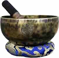 2025 no16 仏教の神タラの金属製ボウル シンギングボウル23cm