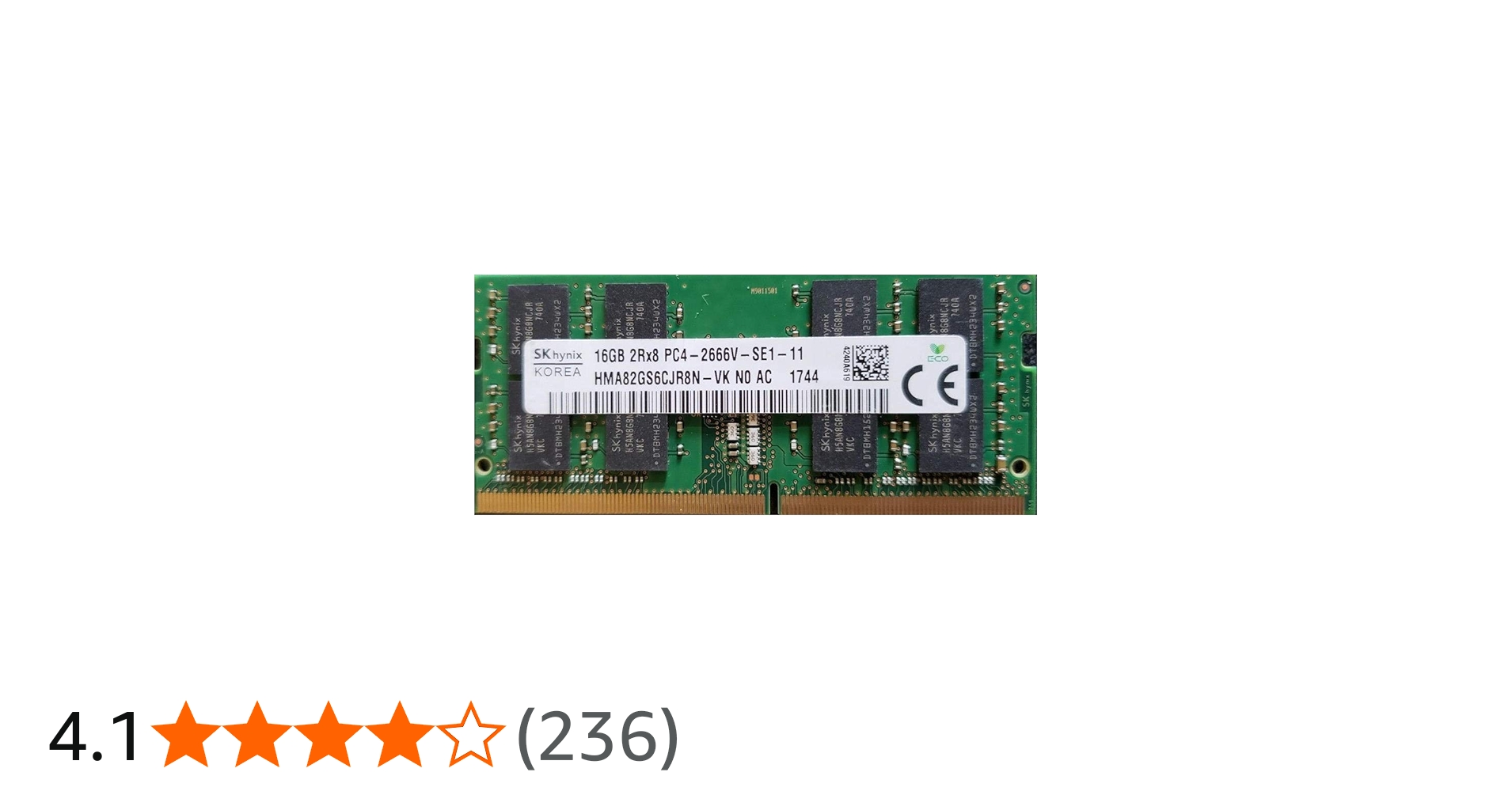Amazon.in: Buy Sk Hynix OEM 1.2V Single Rank 16GB Laptop RAM PC4