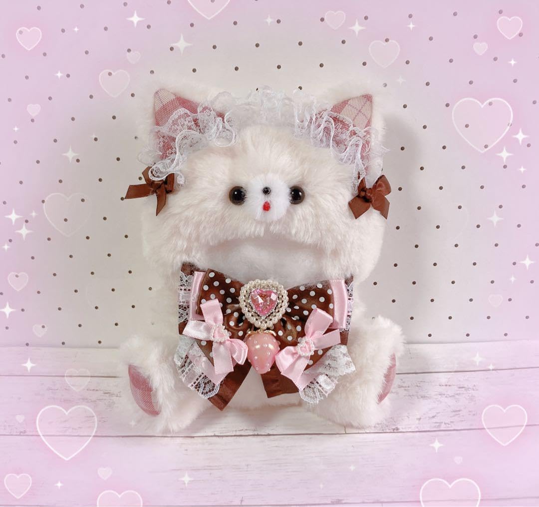 着ぐるみ ねこ おすわり ぬい服 12cm マスコット ちびぐるみ 543