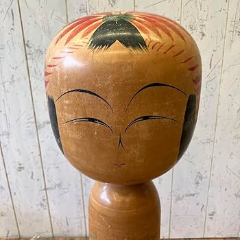 昭和レトロ 木製 伝統工芸 工芸品 大型 こけし 小芥子 置物 オブジェ