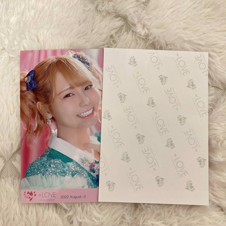 LOVE イコラブ 生写真 仲直りシュークリーム 大場花菜 直筆 コメあり