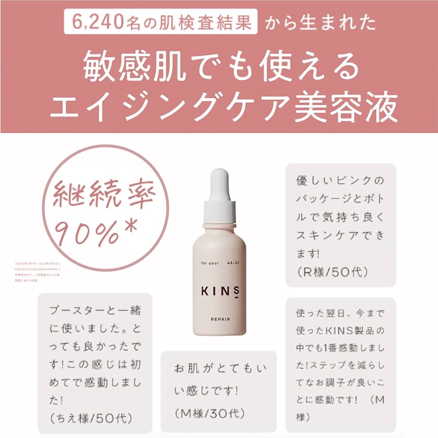 KINSセーラムリペア 美容液 2本セット（未開封+2回使用） 【公式通販】