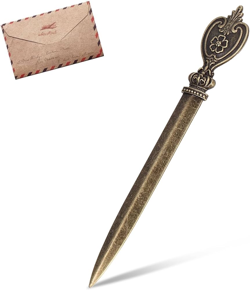 Amazon.com: Beufee Vintage Letter Opener Knife, Desk Letter Opener