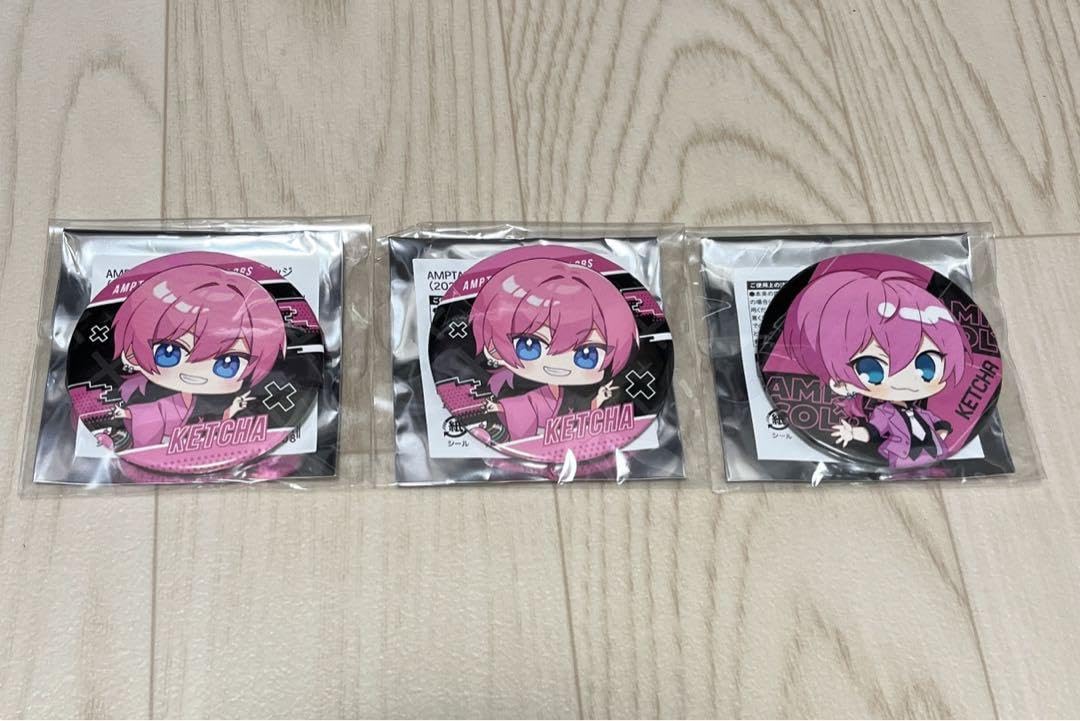 けちゃ けちゃくん AMPTAK 缶バ 2周年 Amazon.co.jp: AMPTAK×COLORS