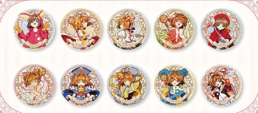 カードキャプターさくら アニカフェ 2016 缶バッジ カードキャプター