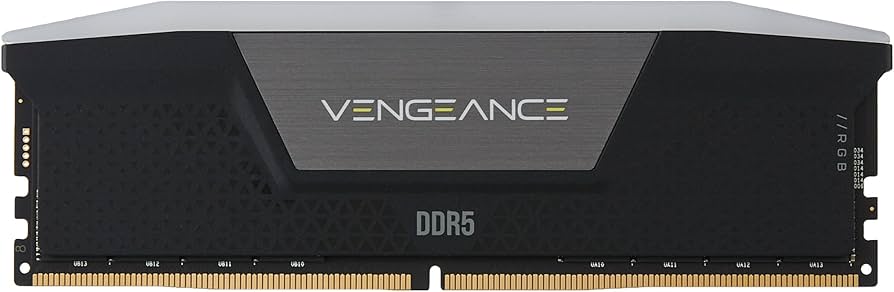 CORSAIR VENGEANCE RGB DDR5 RAM 64GB (2x32GB) 5200MHz CL40 Intel