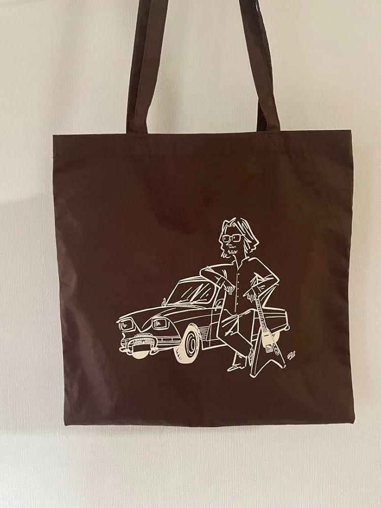 長岡亮介 トートバッグ 茶色 ペトロールズ グッズ 長岡亮介 トート