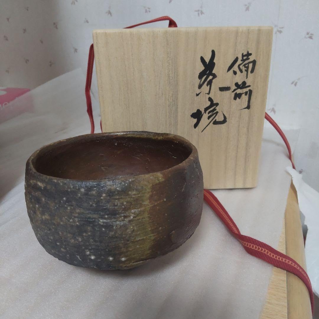 Amazon | 備前焼抹茶茶碗 末廣学 | ノーブランド品 | 抹茶碗 通販