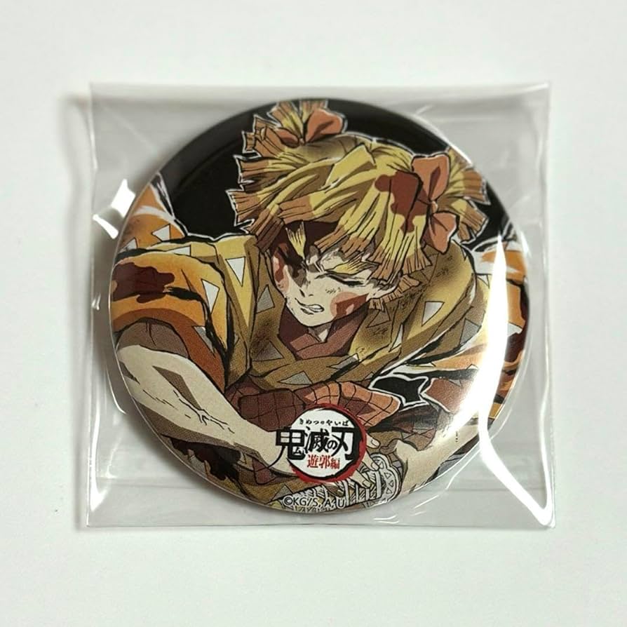 鬼滅の刃 全集中展 幕間画ランダム缶バッジ 我妻善逸 鬼