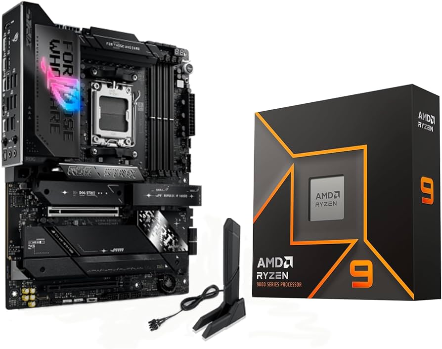 Amazon.com: Micro Center AMD Ryzen 9 9950X CPU Processor with ASUS