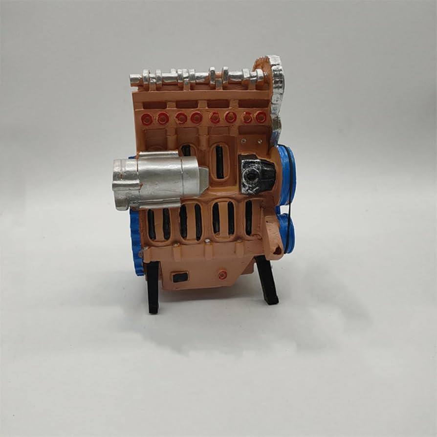 Amazon.co.jp: [dhiuebc] 置物 エンジン ゴールド モデル