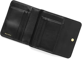 Amazon.co.jp: (ミュウ ミュウ) MIU MIU 二つ折り財布 MATELASSE